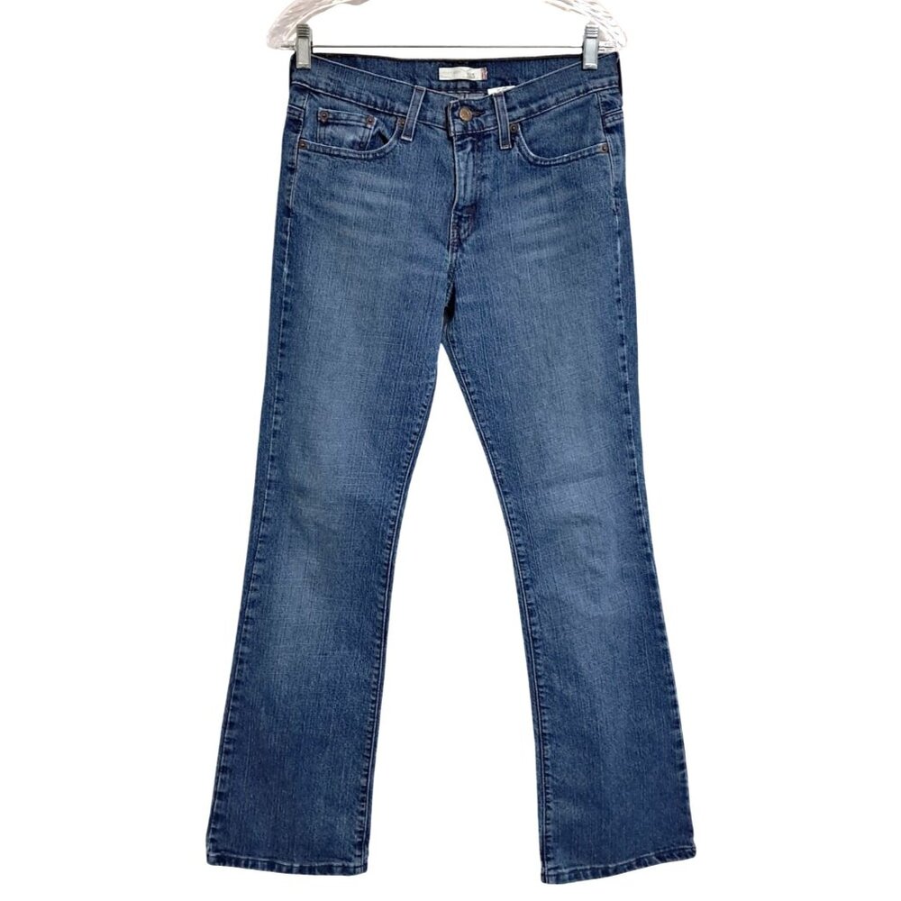 Y2K Levis 515 Bootcut Jeans Womens Size 4 M Medium Wash Denim - Picture 4 of 13